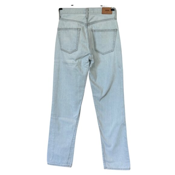 Edwin 1947 Women's Cai High Waisted Straight Leg Jean High Hopes Size 24 NWT - Picture 3 of 10